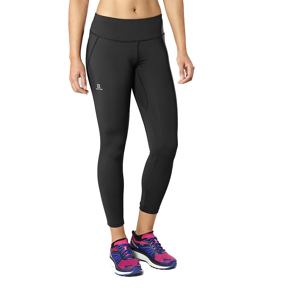 Salomon Agile Long Womens Running Tights Black
