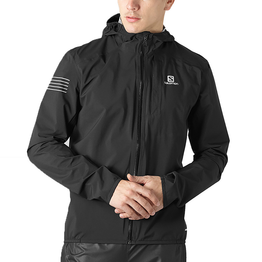 Salomon Bonatti Mens Waterproof Jacket Black