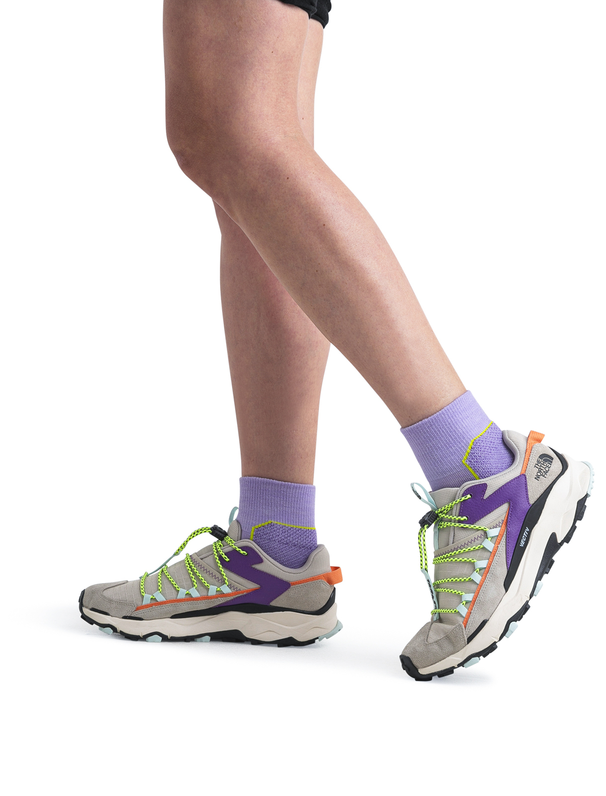 Icebreaker Merino Hike+ Light Mini Womens Socks Purple Gaze/Magic