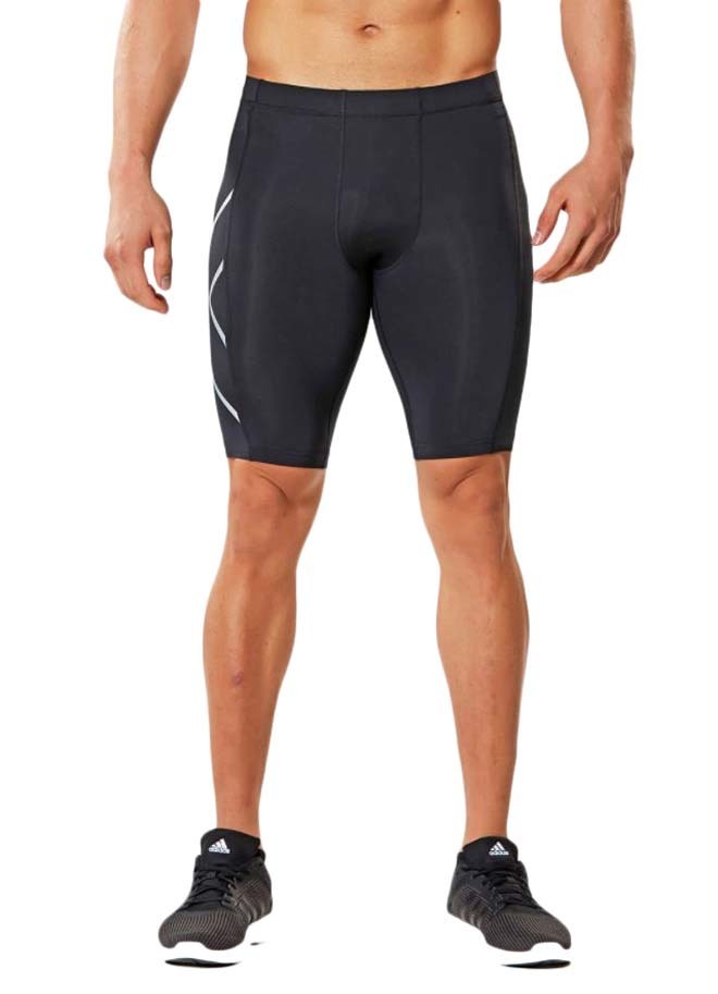 2XU Mens Compression Shorts - Black/Silver