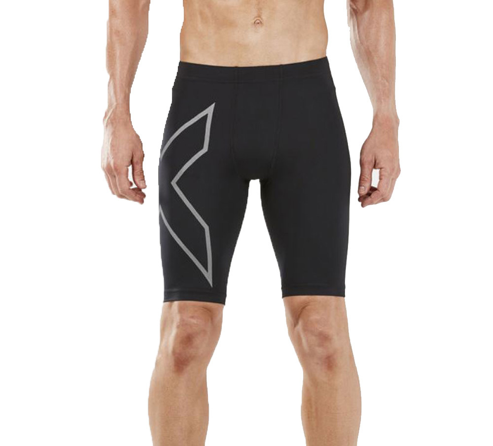 Download 2XU Run Compression Mens Shorts With Back Storage - Black ...