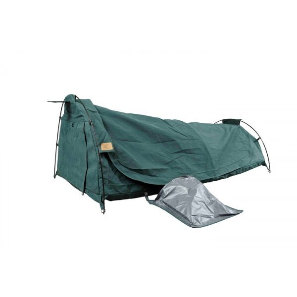 Burke and Wills Redgum DOUBLE Deluxe Canvas Swag CANVAS BASE