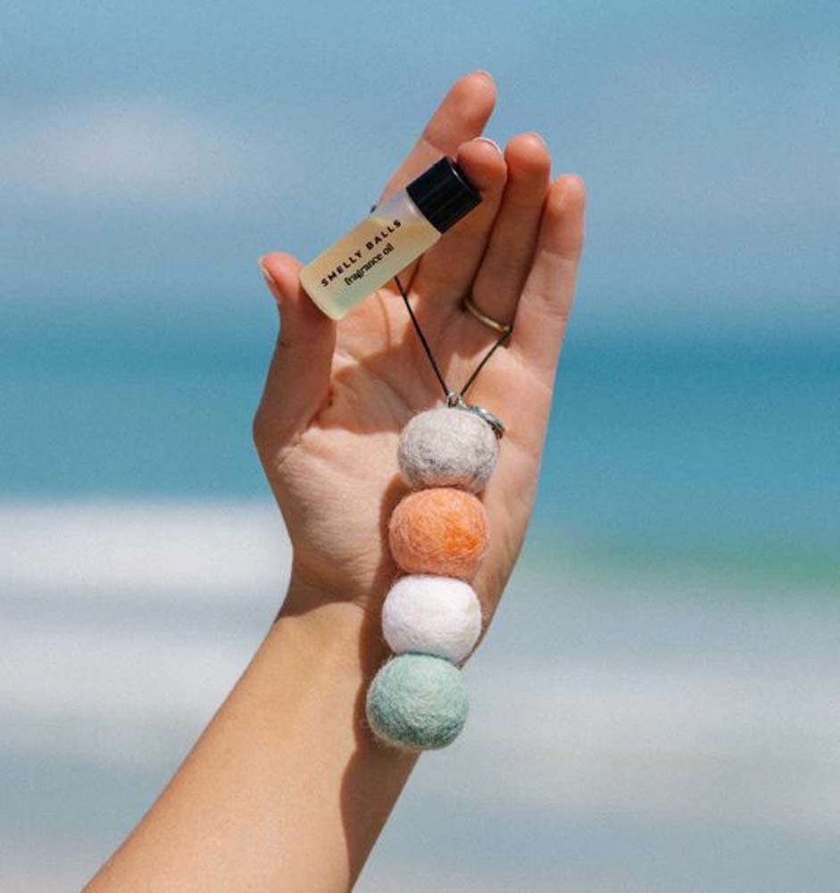 Smelly Balls Reusable Car Freshener Seapink Set Coastal Drift