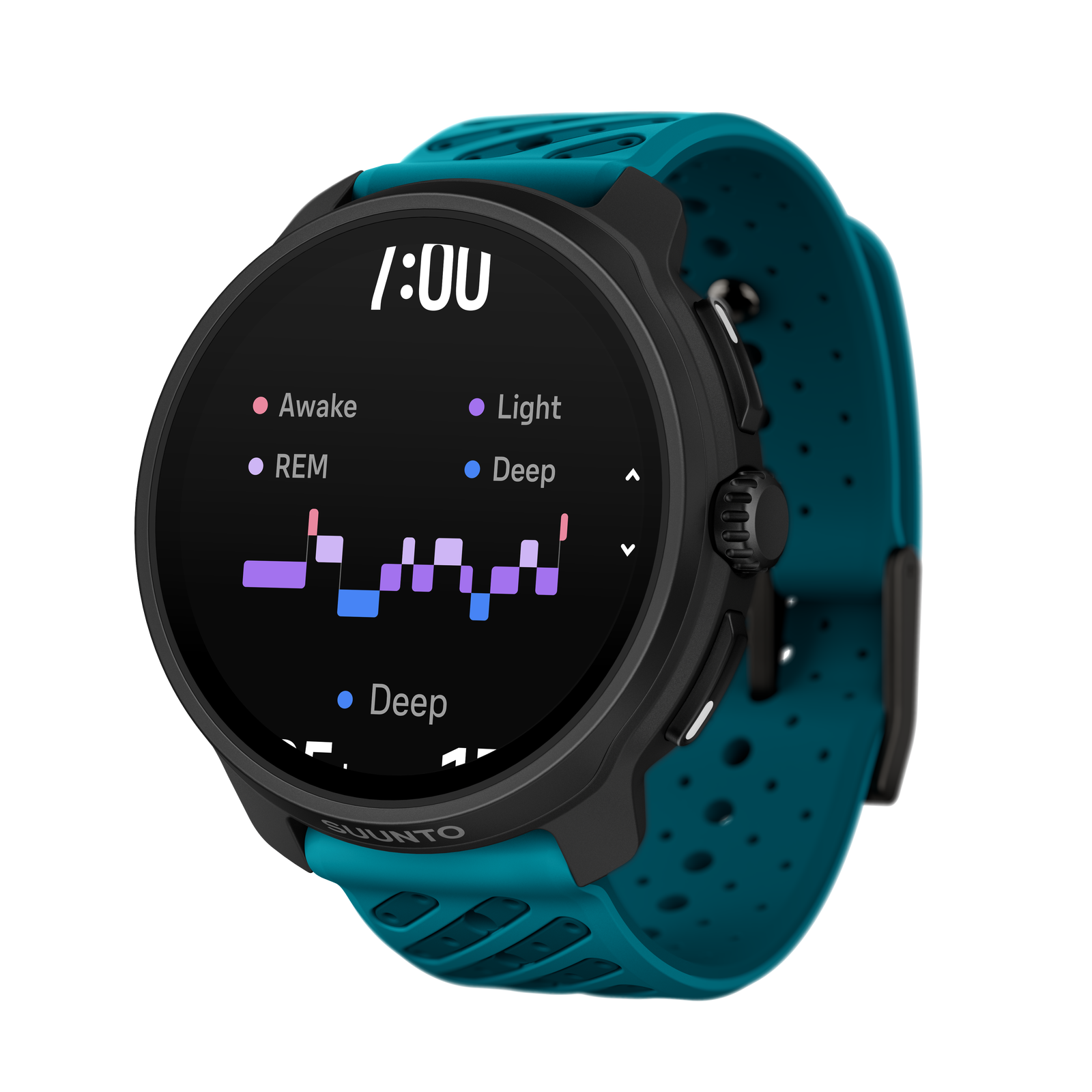 Suunto Race AMOLED GPS Stainless Steel Performance Watch Wave Blue