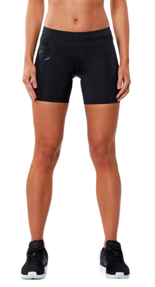 Download 2XU Womens Compression 5 inch Shorts - Black/Nero