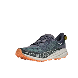 Hoka Speedgoat 6 Womens Wide Trail Running Shoes - Grey Skies/Cosmic Grey