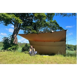 DD Hammocks Tarp - 4X4 - Coyote Brown