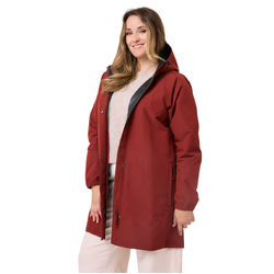 Amble Refuge Womens Waterproof Jacket - Terracotta