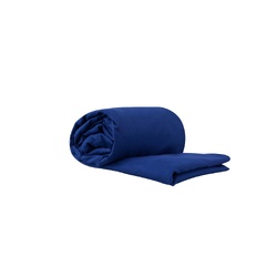 Sea To Summit Silk+Cotton Travel Liner - Double - Navy Blue