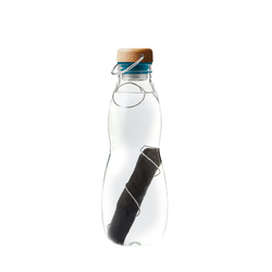 Black and Blum Eau Good Glass Water Bottle - 650ml - Olive