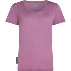 Icebreaker Merino Blend 125 Cool-Lite Sphere Short Sleeve Womens Scoop Tee - Black