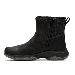 Merrell Encore Ice 5 Womens Mid Zip Snow Hiking Boots - Black