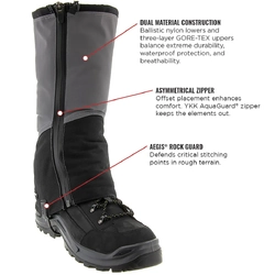 Kahtoola NAVAgaiter GTX Ultra-Tough Gaiter - Grey/Black