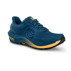 Topo Mountain Racer 4 Mens Trail Running Shoes - Navy/Orange