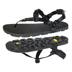 Luna Mono 2.0 Winged Edition Unisex Running Sandals - Black