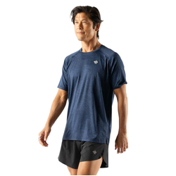 Rabbit EZ Mens Short Sleeve Running T-Shirt - Charcoal