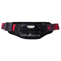 UltrAspire Lumen 850 Duo Waist-Mounted Running Light - Black/Red