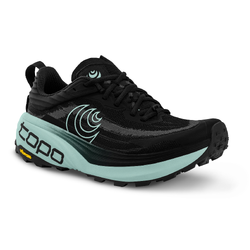 Topo Vista Womens Trail Running Shoes - Black/Mint