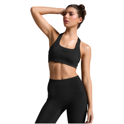 2XU Form Racerback Womens Medium Impact Bra - Black/Black