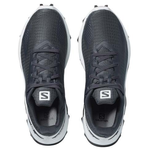 Salomon Alphacross Blast Womens Trail Running Shoes - India Ink/White/Black