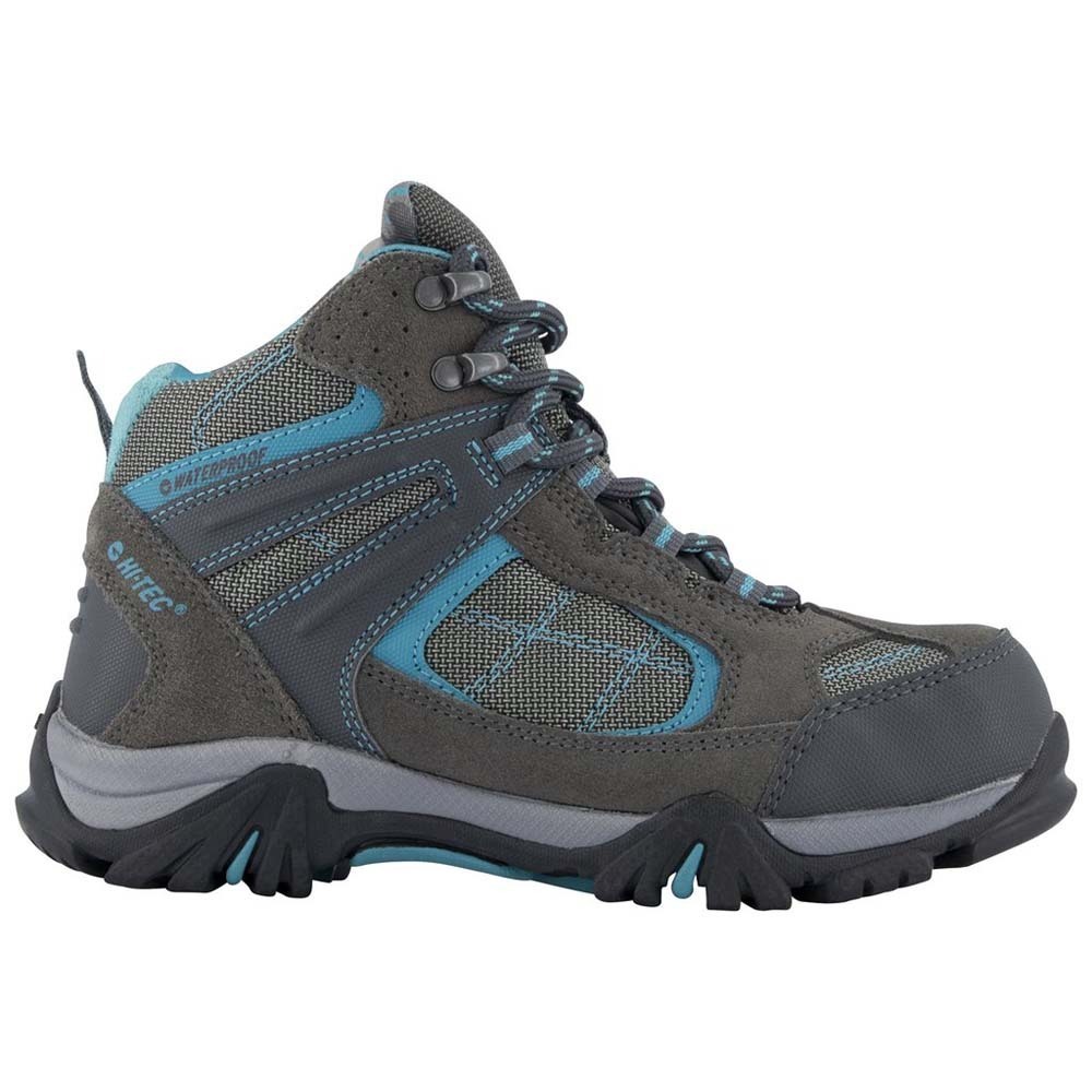 HiTec Altitude VI Lite Kids Waterproof Hiking Boots Charcoal/Tile Blue
