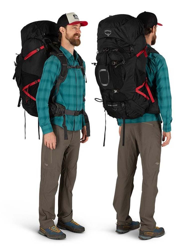 Osprey Aether Plus 100L Mens Hiking Backpack