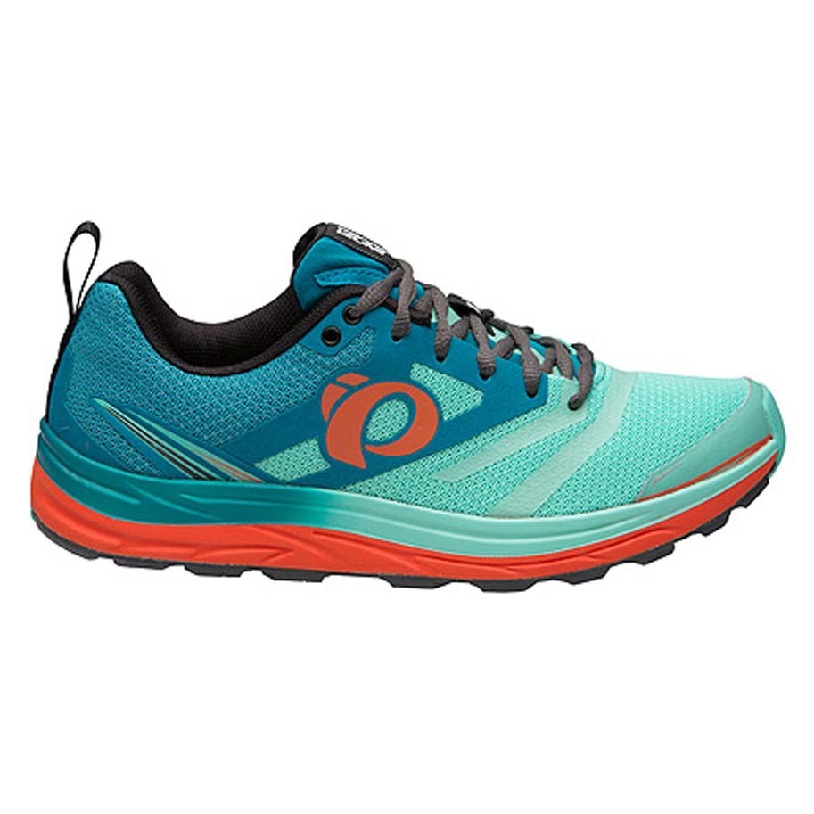 Pearl Izumi EMotion Trail N2 v3 Womens Trail Running Shoes Enamel Blue/Aqua Mint
