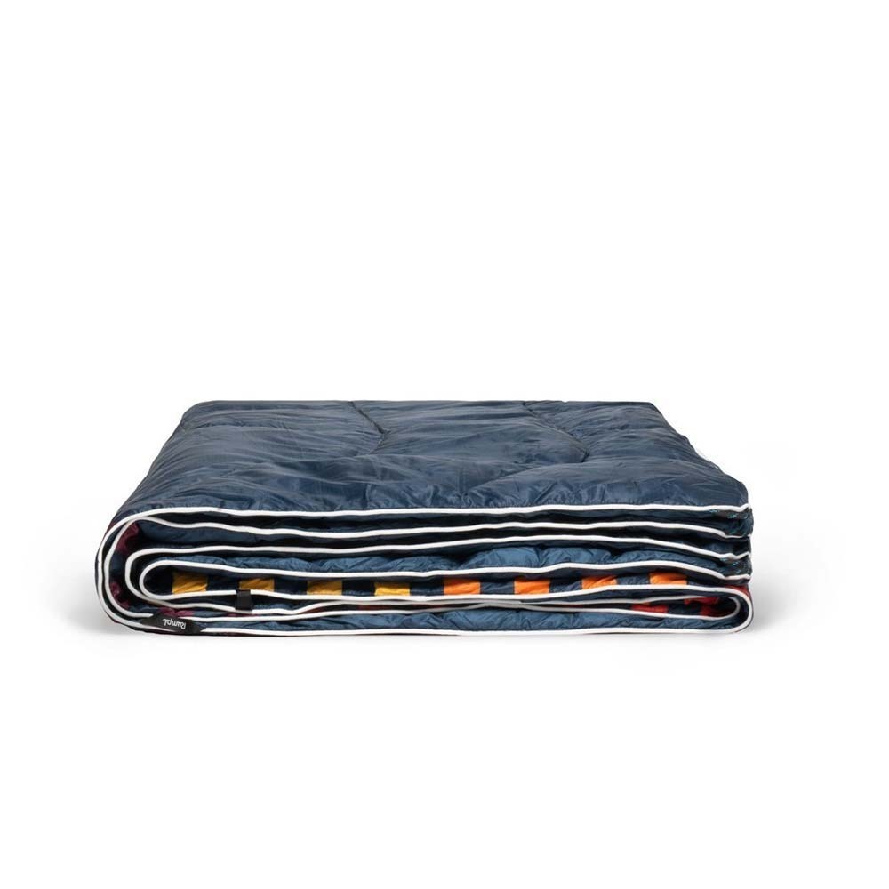 Rumpl Original Puffy Outdoor Blanket 1P Deepwater Stripe