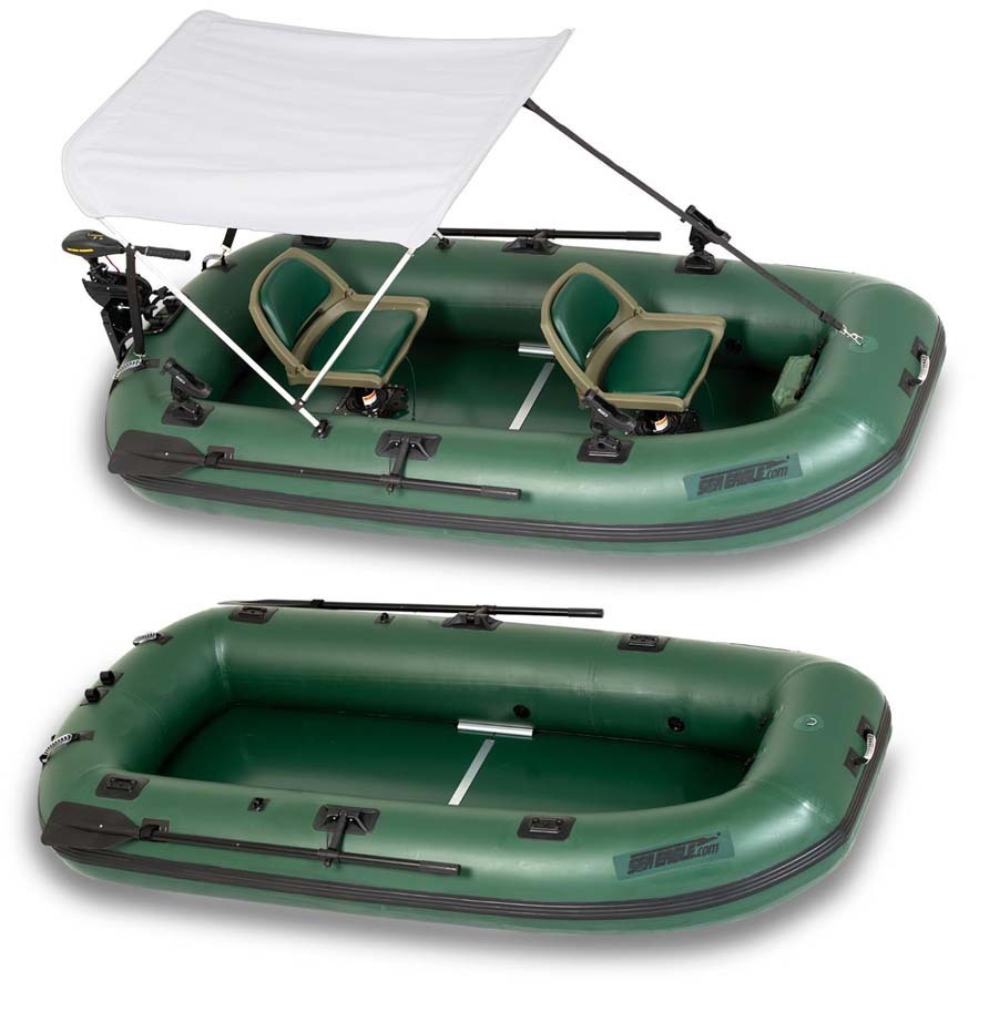 Sea Eagle STS10 Stealth Stalker 10 2 Person Inflatable Fishing Boat