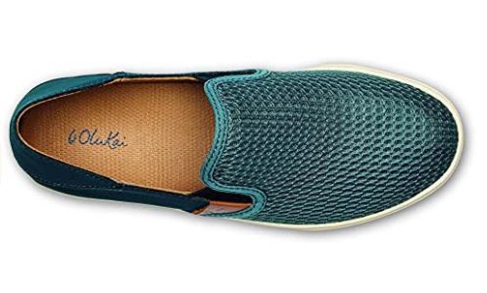OluKai Pehuea Womens Slip On Shoes Stormy Blue Olukai