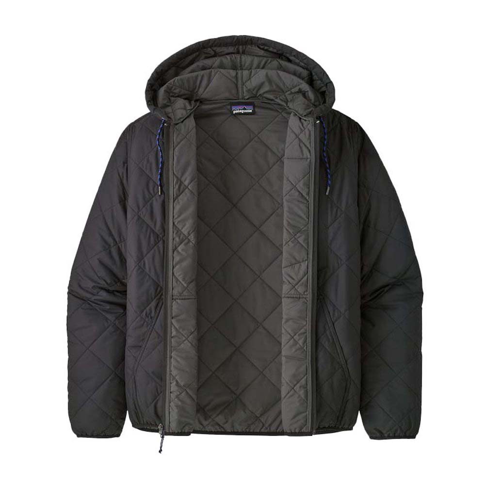 Diamond quilted bomber hoody top