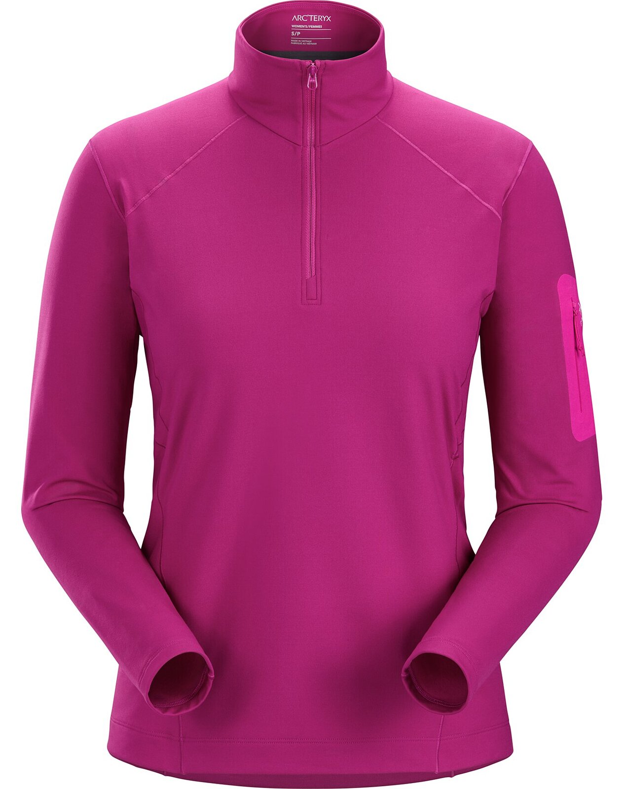 Arcteryx Rho LT Zip Neck Womens Fleece Top