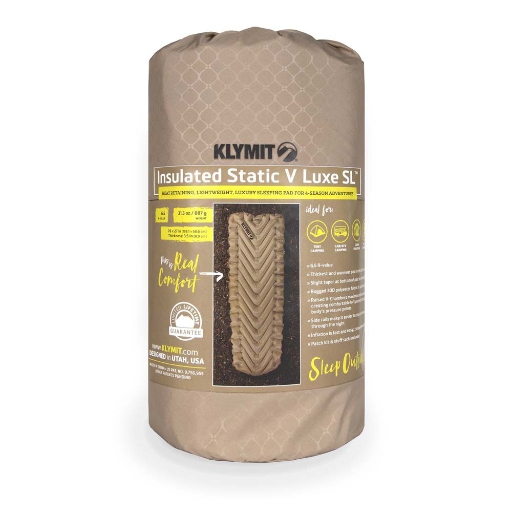 Klymit Insulated Static V Luxe Sl Sleeping Pad Recon Klymit Insulated Static V Luxe Sl Sleeping Pad Recon