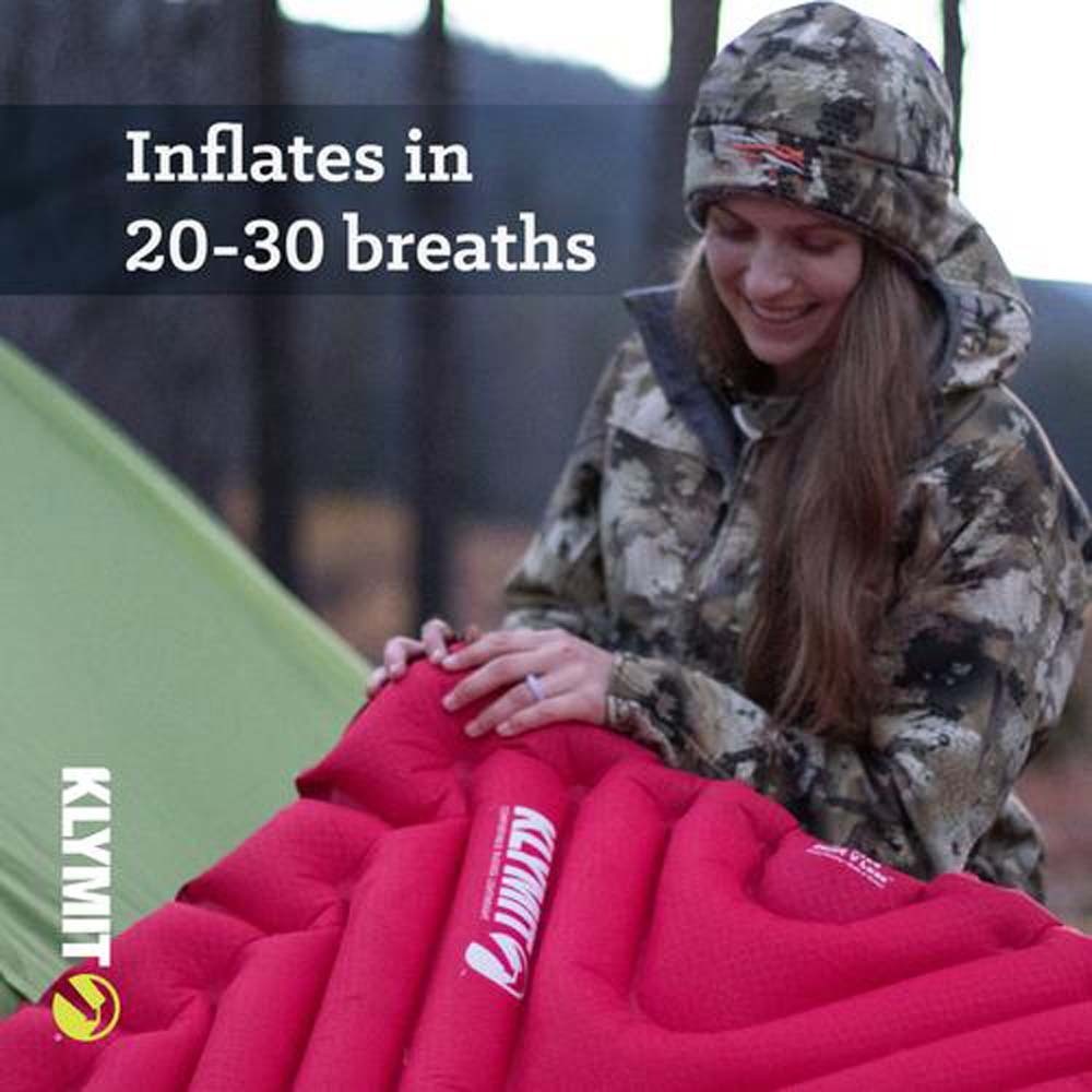 Klymit Static V Luxe Insulated Sleeping Mat Red Black Xl Klymit Static V Luxe Insulated Sleeping Mat Red Black Xl