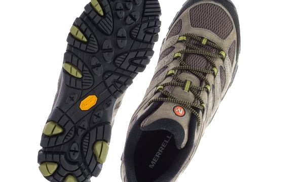 Merrell Moab 3 Mens Wide Hiking Shoes - Walnut/Moss - Picture 8 of 8