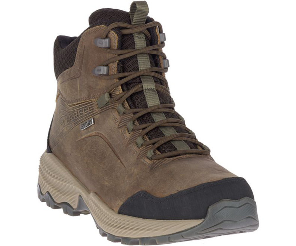 merrell forestbound mid waterproof hiking boots