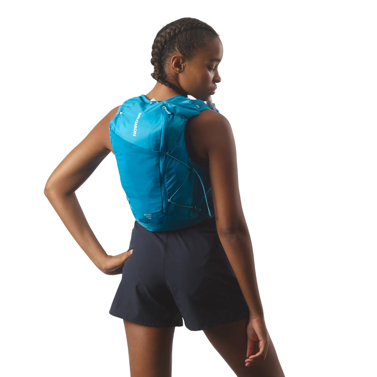 サロモン  ACTIVE SKIN 12(アクティブスキン 12)  XS  BLUE DANUBE/BLUE CURACAO Salomon Active Skin 12 Unisex Hydration Vest - Blue Danube/Blue