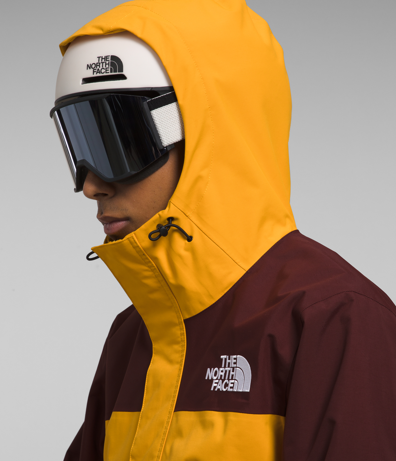 The North Face Driftview Anorak Mens Ski Jacket Sequoia Red