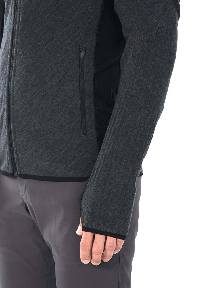 Icebreaker Realfleece Merino Descender LS Zip Mens Fleece Jacket