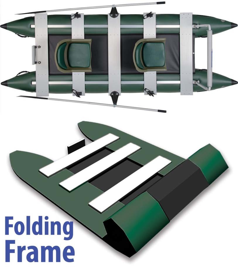 Sea Eagle 375FC FoldCat Inflatable Pontoon Boat - Deluxe 