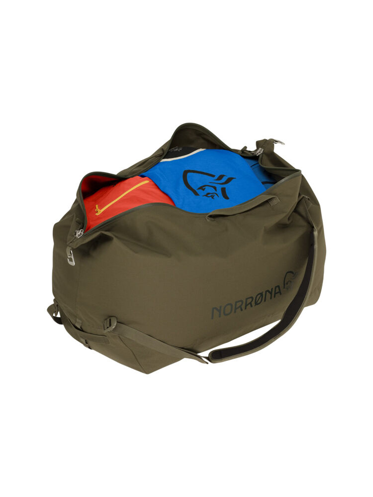 Norrona 70L Travel Duffel Bag - Olive Night