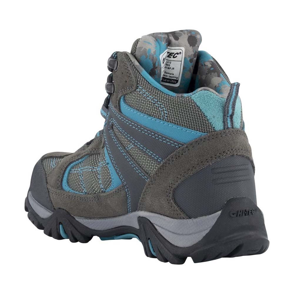 HiTec Altitude VI Lite Kids Waterproof Hiking Boots Charcoal/Tile Blue