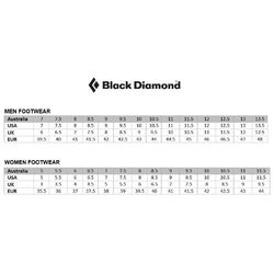 Black Diamond Momentum Womens Climbing Shoes Black Alloy 6