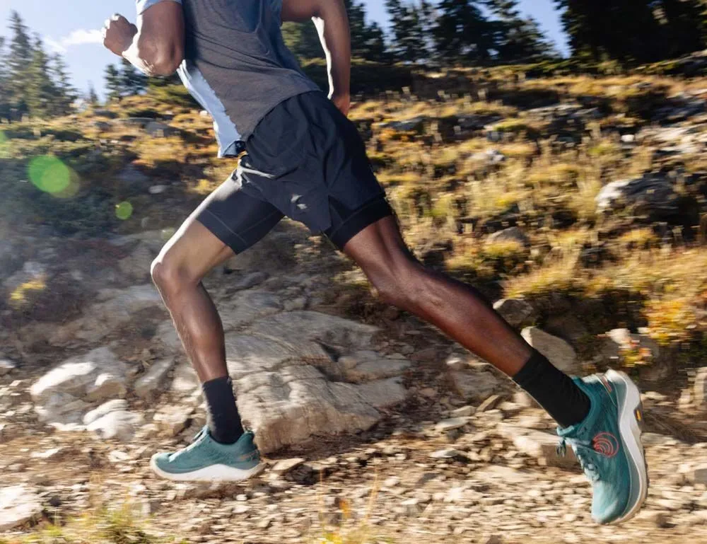 Topo Ultraventure 4 Mens Trail Running Shoes - Dark Teal/Orange - Picture 14 of 20