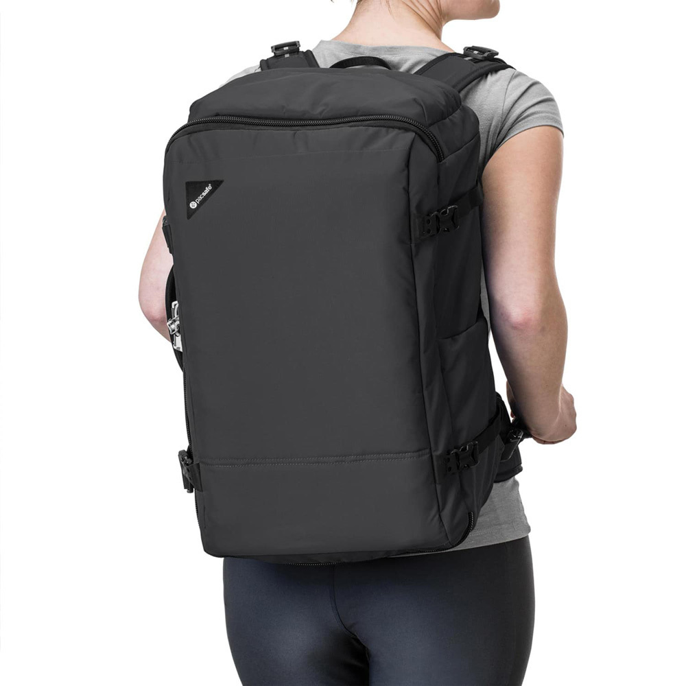 Pacsafe Vibe 40 AntiTheft 40L CarryOn Backpack Jet Black