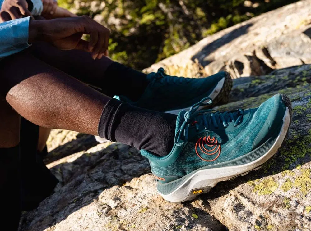Topo Ultraventure 4 Mens Trail Running Shoes - Dark Teal/Orange - Picture 15 of 20