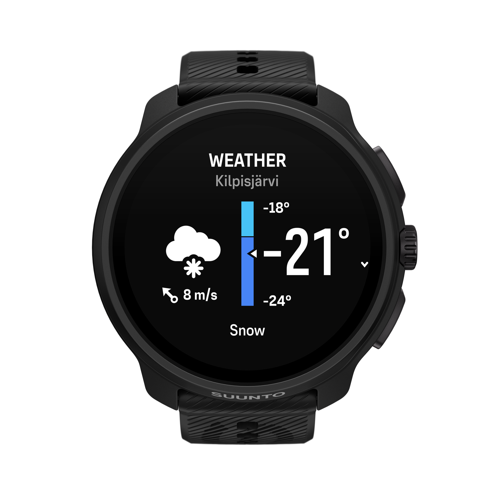 Suunto Race AMOLED GPS Stainless Steel Performance Watch All Black