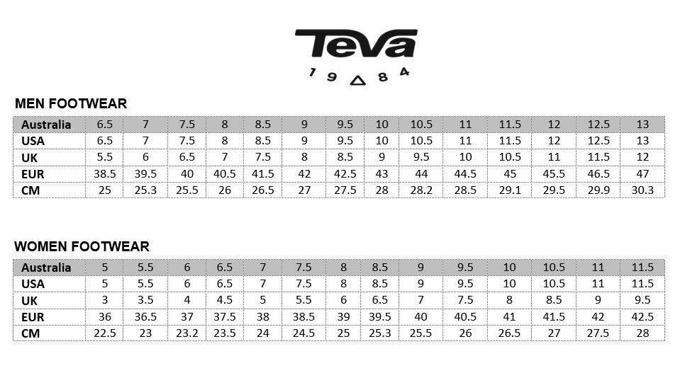 teva size 5