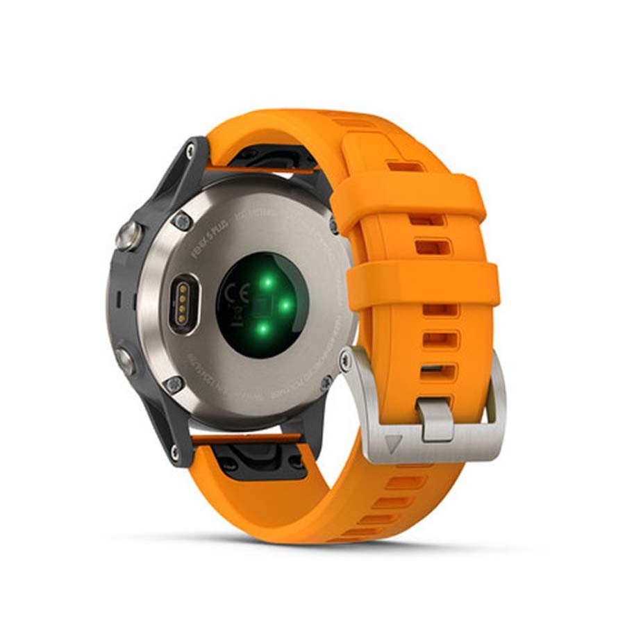fenix 5 plus orange band