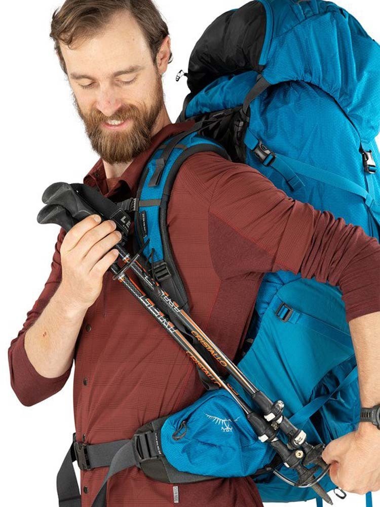 Osprey Aether Plus 85L Mens Hiking Backpack - Picture 29 of 33